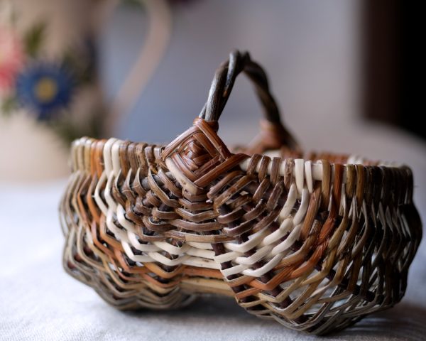 Panier le mini paysan chamarré - Collection Éclisses.