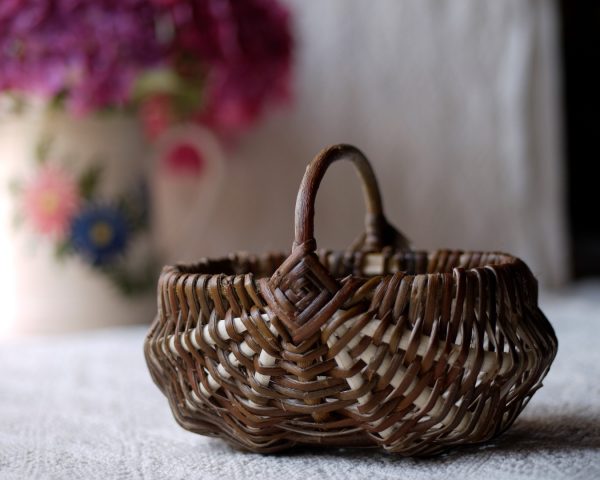Panier le mini paysan nature - Collection Éclisses.