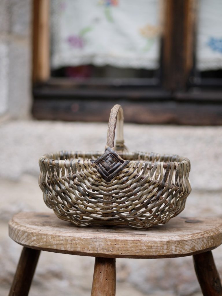 Panier Petit Paysan Vert - Collection éclisses